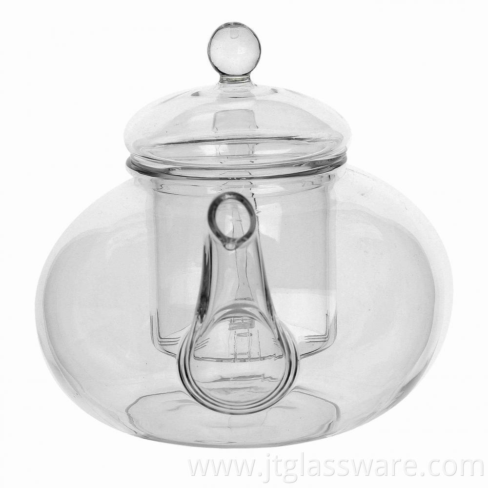 Flower Glass Teapot1